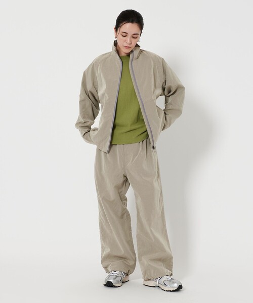 ＜MARMOT CAPITAL＞ライトグリッドパンツ　ナイロンパンツ　ベージュ セール】＜MARMOT CAPITAL＞ライト グリッド パンツ/BEIGE