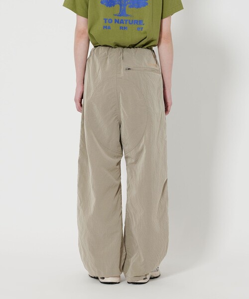 ＜MARMOT CAPITAL＞ライトグリッドパンツ　ナイロンパンツ　ベージュ セール】＜MARMOT CAPITAL＞ライト グリッド パンツ/BEIGE