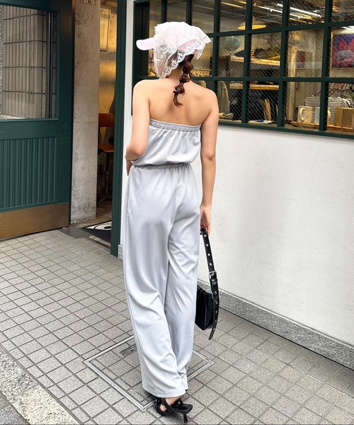 SPIRALGIRL（スパイラルガール）の「カットベアオールインワン（つなぎ/オールインワン・レディース・ブラック/グレー・FREE）」の6枚目の写真