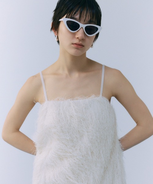 セール】FRINGE BOXY CAMIDRESS/フリンジボクシーキャミドレス