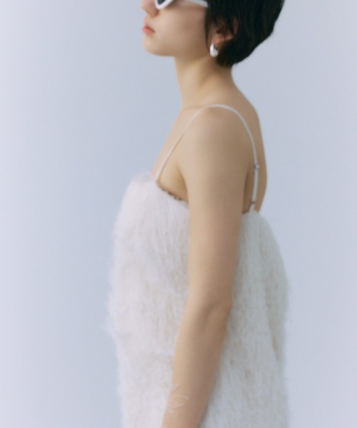 セール】FRINGE BOXY CAMIDRESS/フリンジボクシーキャミドレス