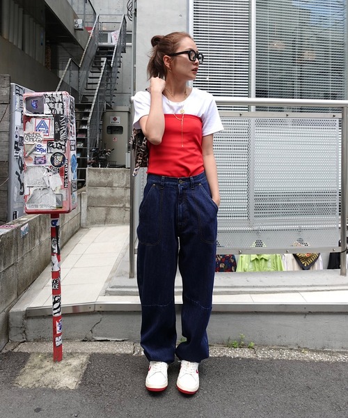 TEEN BOOP(ティーンブープ)の「I LOVE ロゴTee(Tシャツ/カットソー・レディース・ブラック/オフホワイト・FREE)」の8枚目の写真