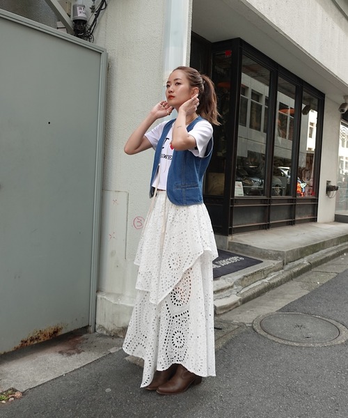 TEEN BOOP(ティーンブープ)の「I LOVE ロゴTee(Tシャツ/カットソー・レディース・ブラック/オフホワイト・FREE)」の12枚目の写真