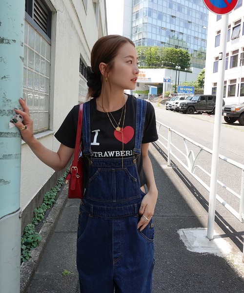 TEEN BOOP(ティーンブープ)の「I LOVE ロゴTee(Tシャツ/カットソー・レディース・ブラック/オフホワイト・FREE)」の16枚目の写真