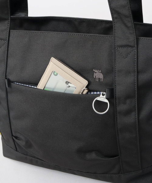 軽量 撥水 ポリエステル 大容量 ショルダーベルト付き トートバッグ A4