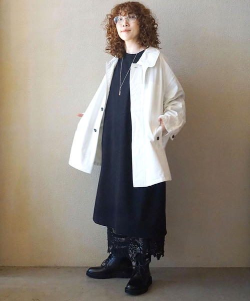 JOURNAL STANDARD LUXE（ジャーナルスタンダード　ラックス）の「【HTS】 COTTON BALMACAAN SHORT COAT（その他アウター・レディース・ホワイト・44）」の22枚目の写真