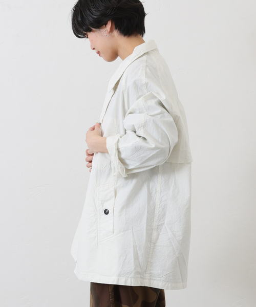 JOURNAL STANDARD LUXE（ジャーナルスタンダード　ラックス）の「【HTS】 COTTON BALMACAAN SHORT COAT（その他アウター・レディース・ホワイト・44）」の20枚目の写真