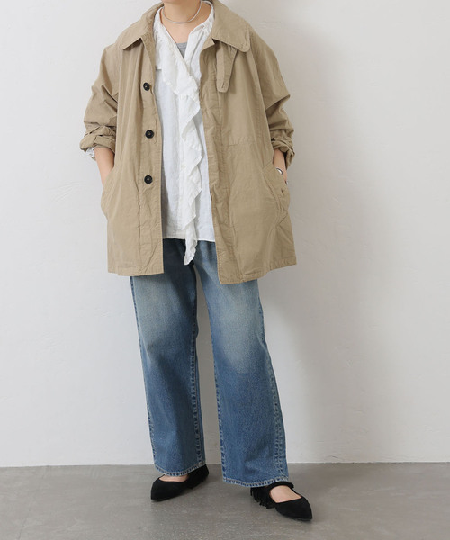 JOURNAL STANDARD LUXE（ジャーナルスタンダード　ラックス）の「【HTS】 COTTON BALMACAAN SHORT COAT（その他アウター・レディース・ホワイト・44）」の18枚目の写真
