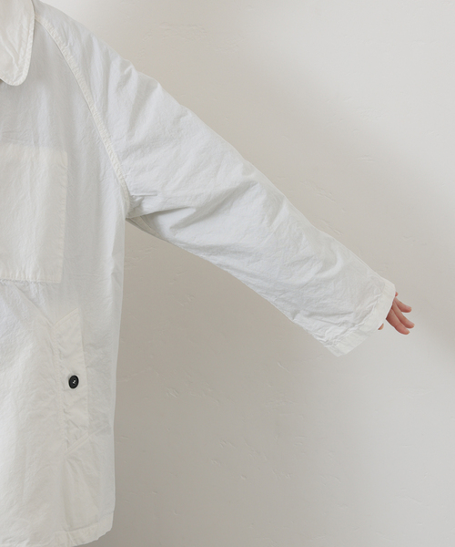 JOURNAL STANDARD LUXE（ジャーナルスタンダード　ラックス）の「【HTS】 COTTON BALMACAAN SHORT COAT（その他アウター・レディース・ホワイト・44）」の8枚目の写真