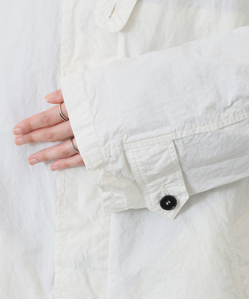 JOURNAL STANDARD LUXE（ジャーナルスタンダード　ラックス）の「【HTS】 COTTON BALMACAAN SHORT COAT（その他アウター・レディース・ホワイト・44）」の6枚目の写真