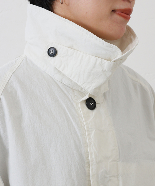 JOURNAL STANDARD LUXE（ジャーナルスタンダード　ラックス）の「【HTS】 COTTON BALMACAAN SHORT COAT（その他アウター・レディース・ホワイト・44）」の4枚目の写真