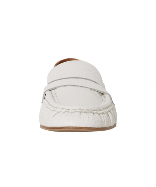 FABIO RUSCONI（ファビオルスコーニ）の「FABIO RUSCONI / ELLEFFE moccasin loafers(モカシンローファー 2637)（ローファー・レディース・ホワイト・37/36）」の10枚目の写真