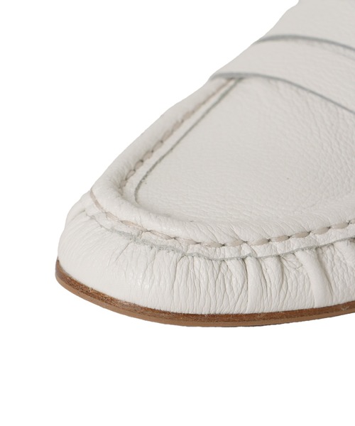 FABIO RUSCONI（ファビオルスコーニ）の「FABIO RUSCONI / ELLEFFE moccasin loafers(モカシンローファー 2637)（ローファー・レディース・ホワイト・37/36）」の14枚目の写真