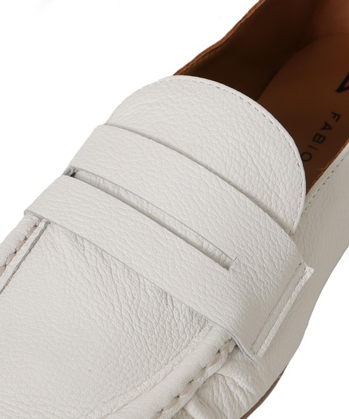 FABIO RUSCONI（ファビオルスコーニ）の「FABIO RUSCONI / ELLEFFE moccasin loafers(モカシンローファー 2637)（ローファー・レディース・ホワイト・37/36）」の16枚目の写真