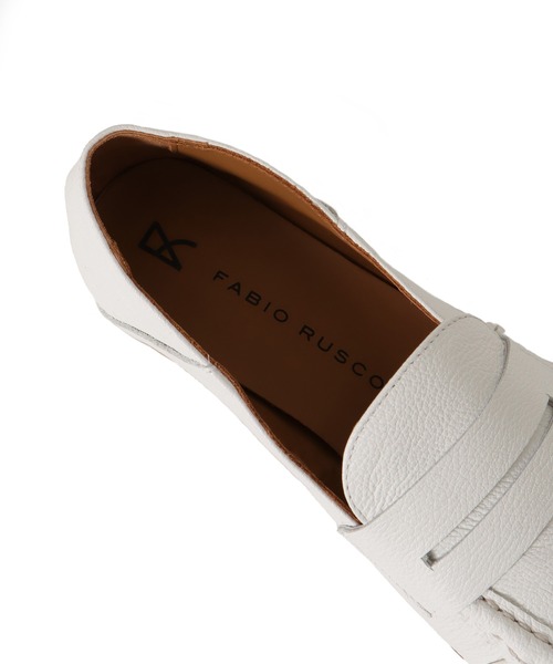 FABIO RUSCONI（ファビオルスコーニ）の「FABIO RUSCONI / ELLEFFE moccasin loafers(モカシンローファー 2637)（ローファー・レディース・ホワイト・37/36）」の17枚目の写真