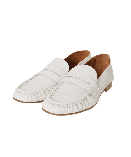 FABIO RUSCONI（ファビオルスコーニ）の「FABIO RUSCONI / ELLEFFE moccasin loafers(モカシンローファー 2637)（ローファー・レディース・ホワイト・37/36）」の8枚目の写真