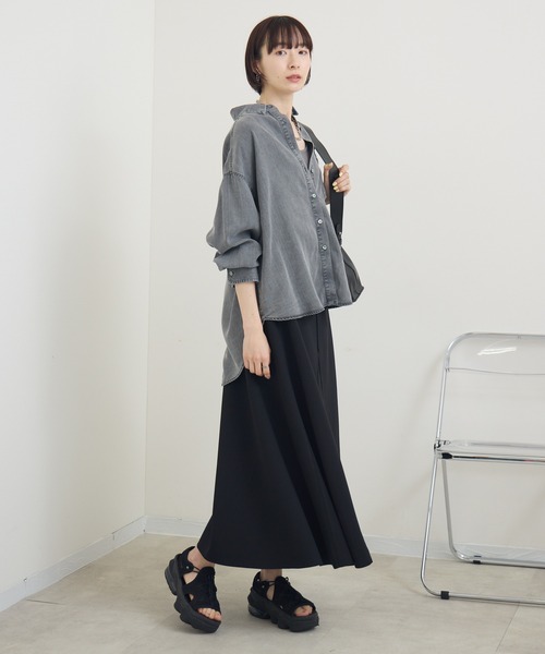 Paradise Picnic（パラダイスピクニック）の「ROSIEE テンセルデニムシャツ（シャツ/ブラウス・レディース・ブルー/ブラック・FREE）」の11枚目の写真