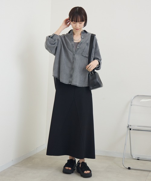 ブラウス シャツ ROSIEE テンセルデニムシャツ レディース Paradise Picnic ブラウス シャツ ROSIEE テンセルデニムシャツ
