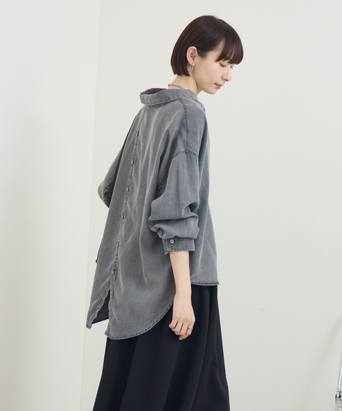 ブラウス シャツ ROSIEE テンセルデニムシャツ レディース Paradise Picnic ブラウス シャツ ROSIEE テンセルデニムシャツ