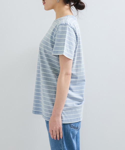 GUESS JEANS(ゲスジーンズ)の「【GUESS(ゲス)】REG YD STRIPE TEE(Tシャツ/カットソー・レディース・グレー系その他・FREE)」の7枚目の写真