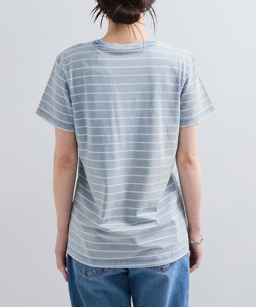 GUESS JEANS(ゲスジーンズ)の「【GUESS(ゲス)】REG YD STRIPE TEE(Tシャツ/カットソー・レディース・グレー系その他・FREE)」の6枚目の写真