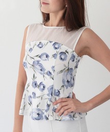 AMBIENT | シアードッキングフレアトップス(シャツ/ブラウス)