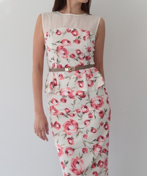 AMBIENT（アンビエント）の「シアードッキングフレアトップス（シャツ/ブラウス・レディース・ブルー/コーラル・S/M）」の9枚目の写真