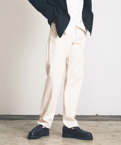 Magine（マージン）の「レギュラーテーパードデニム（デニムパンツ・メンズ・インディゴブルー/キナリ/ブラック・マルチサイズ）」の6枚目の写真