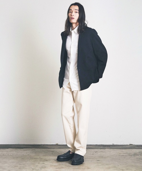 Magine（マージン）の「レギュラーテーパードデニム（デニムパンツ・メンズ・インディゴブルー/キナリ/ブラック・マルチサイズ）」の17枚目の写真