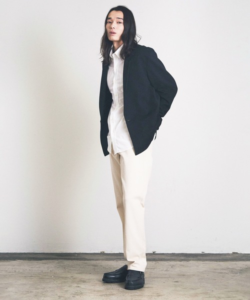 Magine（マージン）の「レギュラーテーパードデニム（デニムパンツ・メンズ・インディゴブルー/キナリ/ブラック・マルチサイズ）」の18枚目の写真