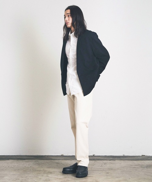 Magine（マージン）の「レギュラーテーパードデニム（デニムパンツ・メンズ・インディゴブルー/キナリ/ブラック・マルチサイズ）」の19枚目の写真