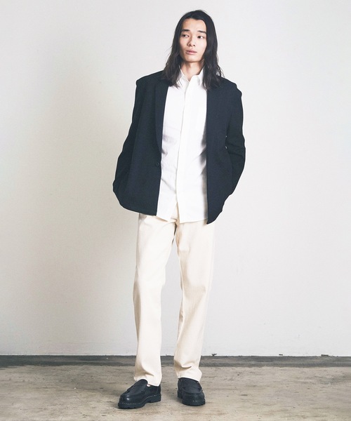 Magine（マージン）の「レギュラーテーパードデニム（デニムパンツ・メンズ・インディゴブルー/キナリ/ブラック・マルチサイズ）」の20枚目の写真