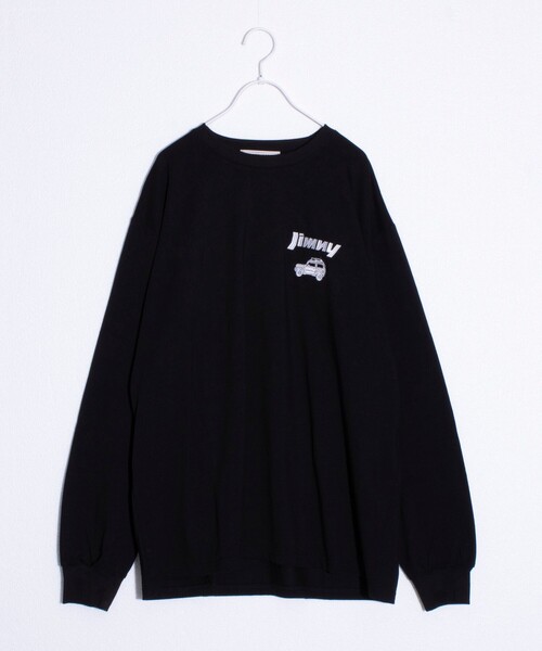 WILDERNESS EXPERIENCE（ウィルダネスエクスペリエンス）の「【WILDERNESS EXPERIENCE×JIMNY】別注バックプリント 長袖Tシャツ ロンT（Tシャツ/カットソー・メンズ・オフホワイト/インディゴブルー/ブラック・M/L）」の8枚目の写真