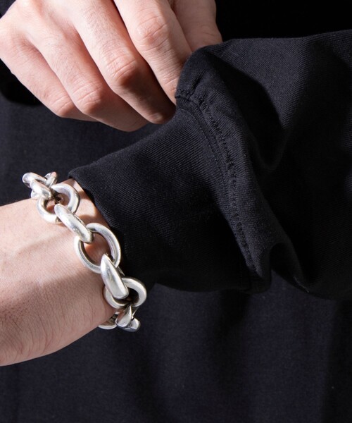 WILDERNESS EXPERIENCE（ウィルダネスエクスペリエンス）の「【WILDERNESS EXPERIENCE×JIMNY】別注バックプリント 長袖Tシャツ ロンT（Tシャツ/カットソー・メンズ・オフホワイト/インディゴブルー/ブラック・M/L）」の4枚目の写真