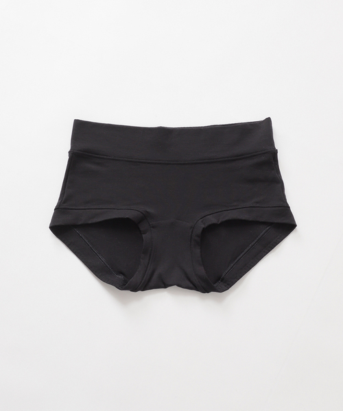 ACTIVE】Bamboo ボーイレッグショーツ（ブラック、アンバー、パープル