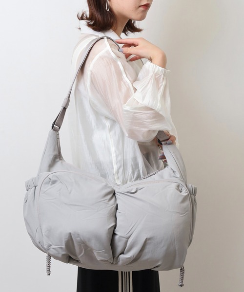 WILD THINGS PUFF LARGE SHOULDER BAG ナイロンボンディング