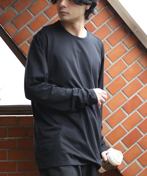 NEW ERA(ニューエラ)の「NEW ERA ロングTシャツ(Tシャツ/カットソー・メンズ・ブラック/グレー系その他/ホワイト/ネイビー系1・MEDIUM/X-LARGE/SMALL/LARGE)」の8枚目の写真