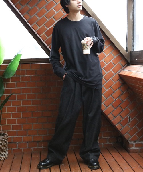 NEW ERA(ニューエラ)の「NEW ERA ロングTシャツ(Tシャツ/カットソー・メンズ・ブラック/グレー系その他/ホワイト/ネイビー系1・MEDIUM/X-LARGE/SMALL/LARGE)」の15枚目の写真