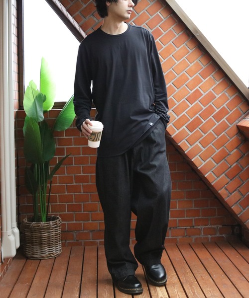 NEW ERA(ニューエラ)の「NEW ERA ロングTシャツ(Tシャツ/カットソー・メンズ・ブラック/グレー系その他/ホワイト/ネイビー系1・MEDIUM/X-LARGE/SMALL/LARGE)」の16枚目の写真
