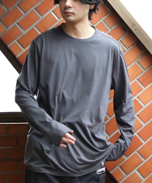 NEW ERA(ニューエラ)の「NEW ERA ロングTシャツ(Tシャツ/カットソー・メンズ・ブラック/グレー系その他/ホワイト/ネイビー系1・MEDIUM/X-LARGE/SMALL/LARGE)」の17枚目の写真