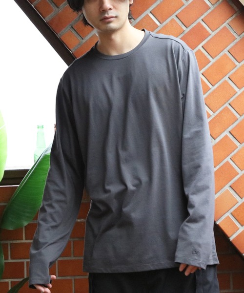NEW ERA(ニューエラ)の「NEW ERA ロングTシャツ(Tシャツ/カットソー・メンズ・ブラック/グレー系その他/ホワイト/ネイビー系1・MEDIUM/X-LARGE/SMALL/LARGE)」の18枚目の写真