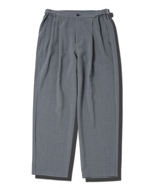 jiggys shop(ジギーズショップ)の「リネンライク ドライタッチ セミワイド ウェストアジャストベルト 1タックパンツ(その他パンツ・メンズ・グレー/グレー系その他・LARGE/MEDIUM/X-LARGE/SMALL)」の8枚目の写真