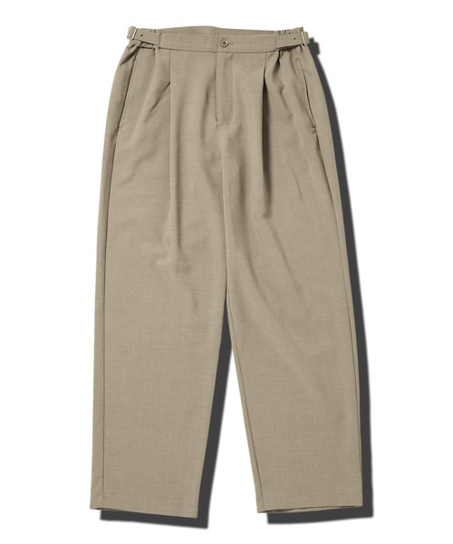 jiggys shop(ジギーズショップ)の「リネンライク ドライタッチ セミワイド ウェストアジャストベルト 1タックパンツ(その他パンツ・メンズ・グレー/グレー系その他・LARGE/MEDIUM/X-LARGE/SMALL)」の5枚目の写真