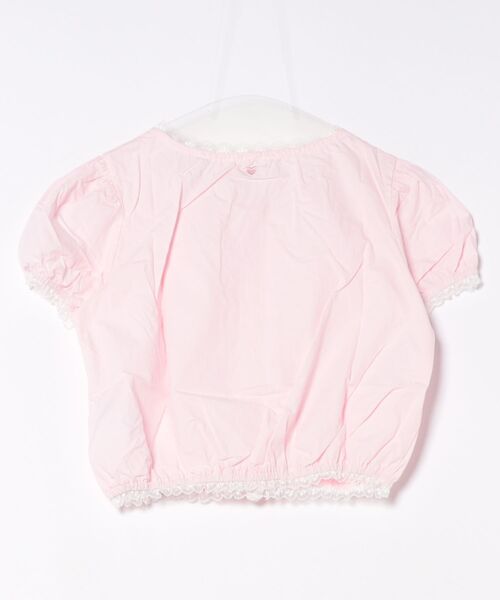 hugi(ハギ)の「TRIPLE HEART BLOUSE/トリプルハートブラウス(シャツ/ブラウス・レディース・サックスブルー/ライトピンク・FREE)」の11枚目の写真