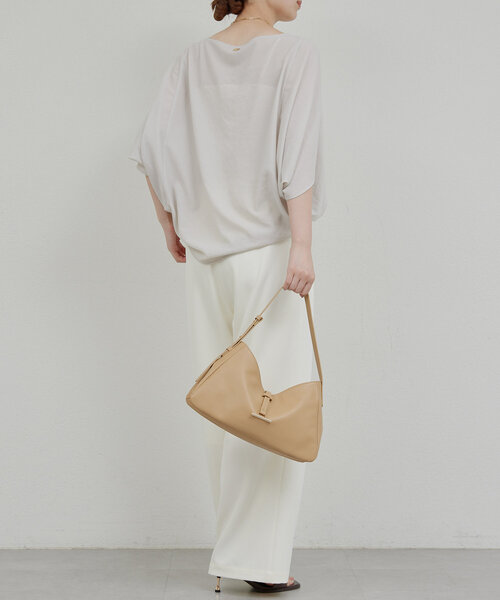 GALLARDAGALANTE（ガリャルダガランテ）の「【2.718】フロントバーワンショルダー（ショルダーバッグ・レディース・ベージュ/ブラック・FREE）」の9枚目の写真