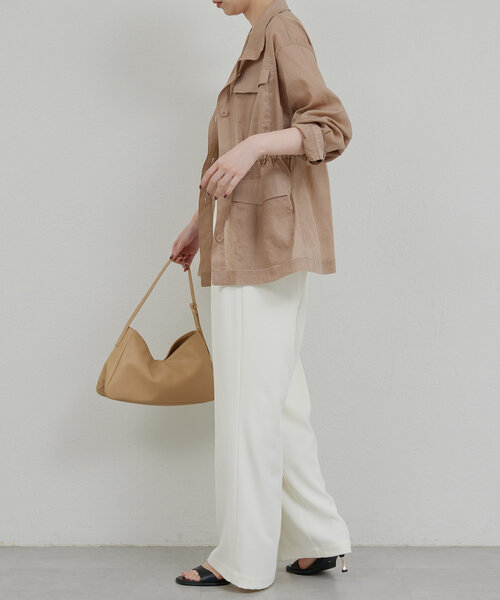 GALLARDAGALANTE（ガリャルダガランテ）の「【2.718】フロントバーワンショルダー（ショルダーバッグ・レディース・ベージュ/ブラック・FREE）」の10枚目の写真