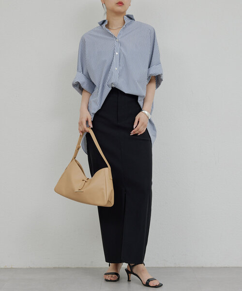 GALLARDAGALANTE（ガリャルダガランテ）の「【2.718】フロントバーワンショルダー（ショルダーバッグ・レディース・ベージュ/ブラック・FREE）」の12枚目の写真