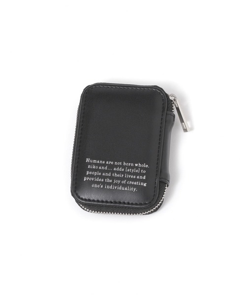 niko and...（ニコアンド）の「オリジナルニコロゴ箔 キーケース（キーケース/キーアクセサリー・レディース・グレー/ブラック・0）」の5枚目の写真