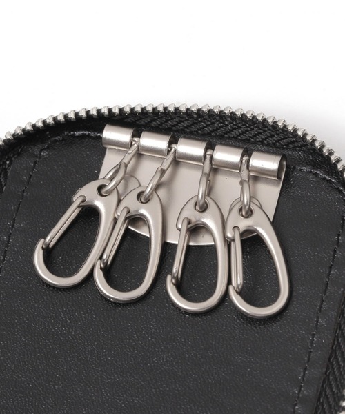 niko and...（ニコアンド）の「オリジナルニコロゴ箔 キーケース（キーケース/キーアクセサリー・レディース・グレー/ブラック・0）」の10枚目の写真