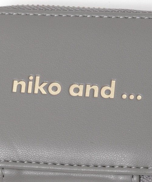 niko and...（ニコアンド）の「オリジナルニコロゴ箔 キーケース（キーケース/キーアクセサリー・レディース・グレー/ブラック・0）」の13枚目の写真